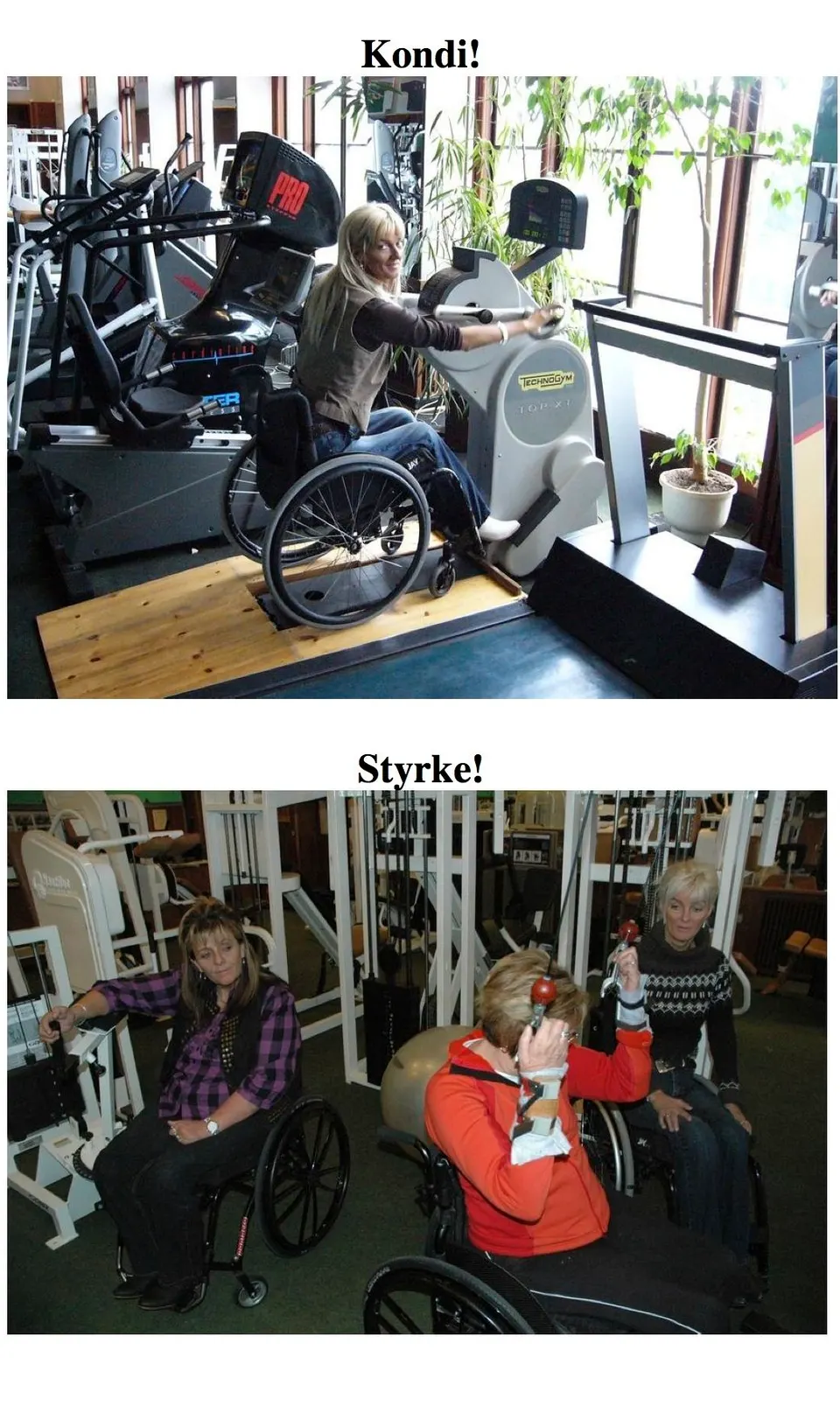Handicaptræning i Viborg Motionscenter, billede 1